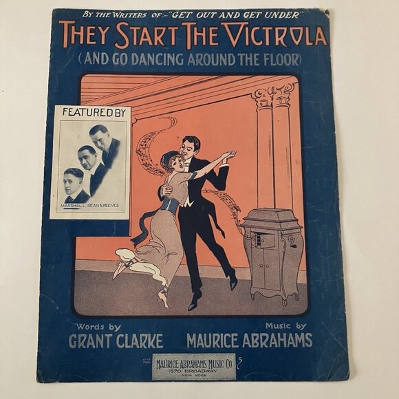 1910s Vintage Sheet Music All Alone - He May Be Old, But He’s Got Young Ideas - Picture 6 of 16